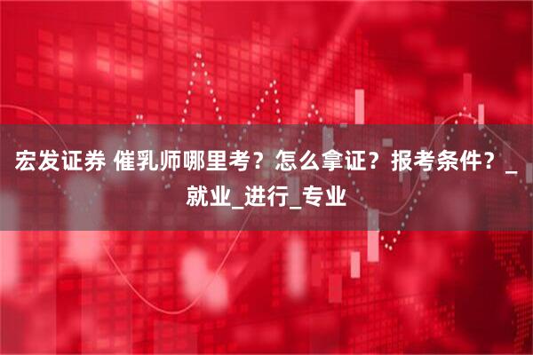 宏发证券 催乳师哪里考？怎么拿证？报考条件？_就业_进行_专业